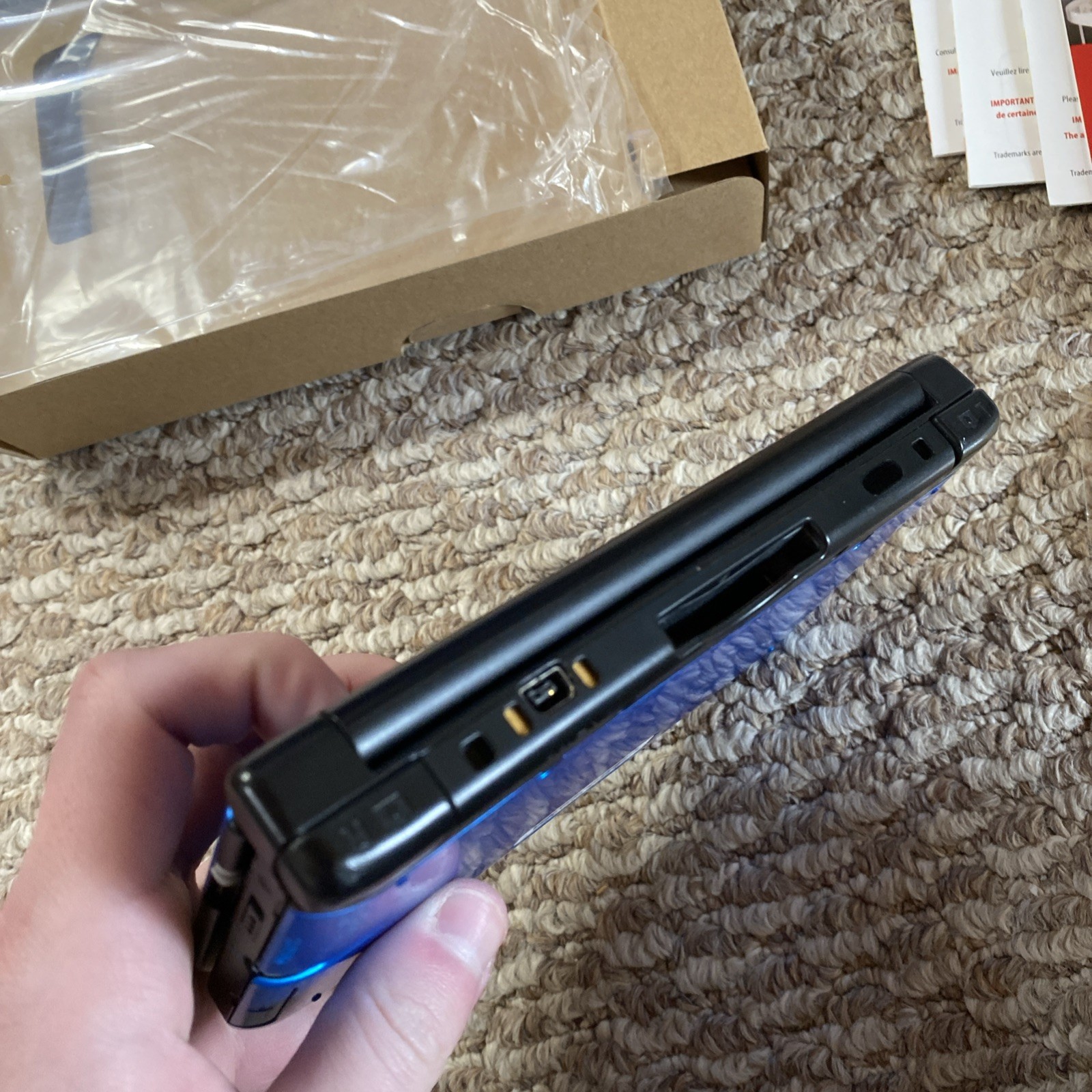 Nintendo 3DS XL Handheld System – Blue/Black USA In Box CiB With Charger