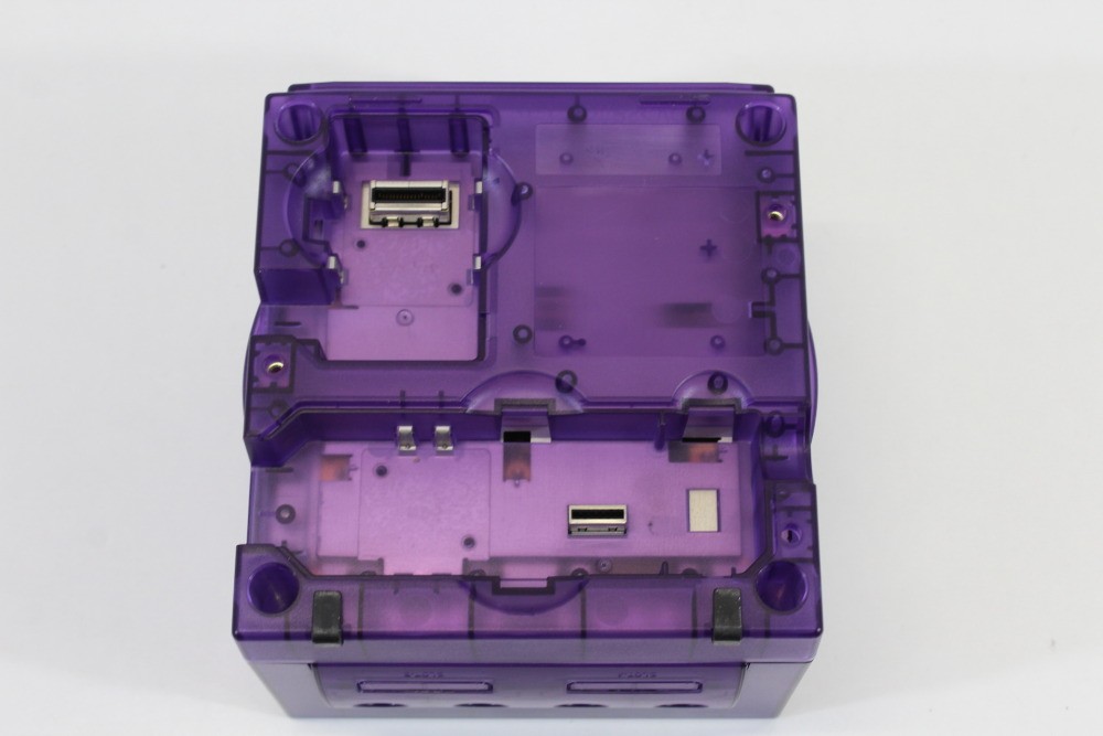 Nintendo Gamecube Console Clear Transparent Purple NTSC-U/C DOL-101 GC RGB LED