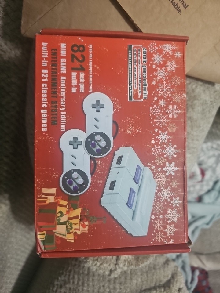 Nintendo Super Nintendo Classic Edition SNES Microconsole HDMI Built-In 821 game