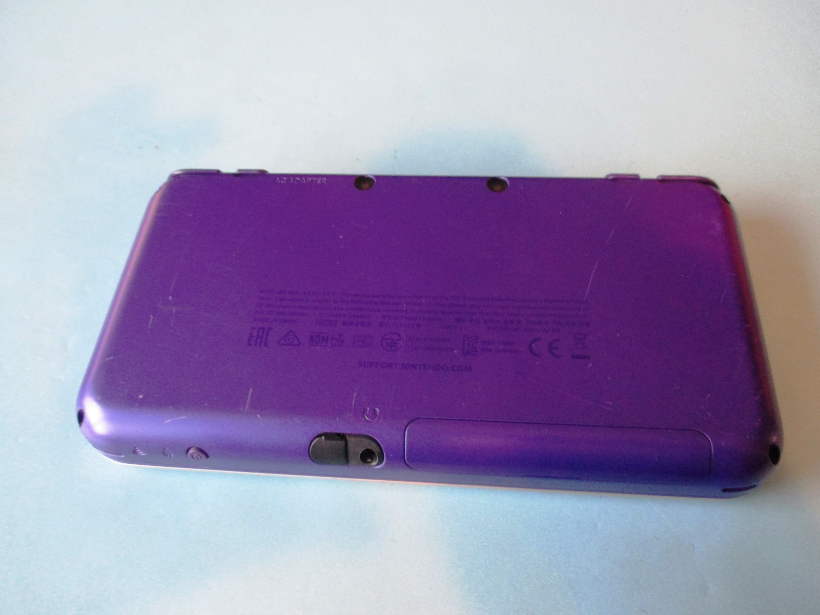 Nintendo 2DS XL Purple & Silver Console System w/Charger FREE Ship!
