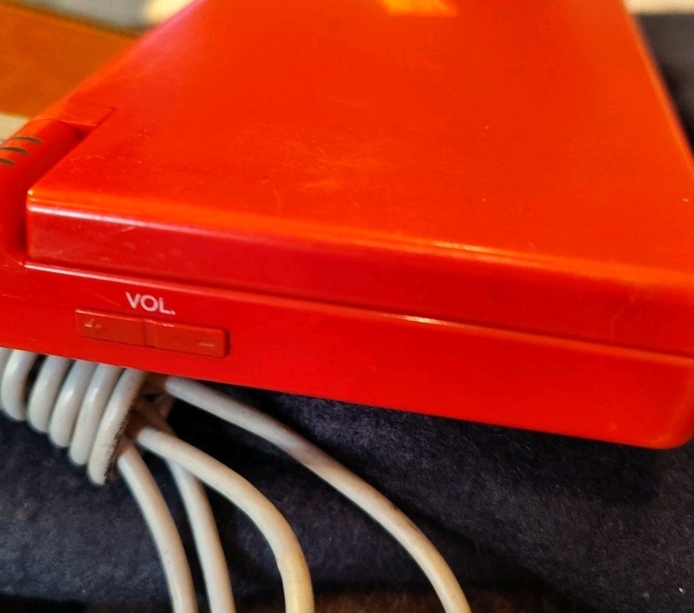 Nintendo DSi Red Console Tested & Working Charger Included No Stylus