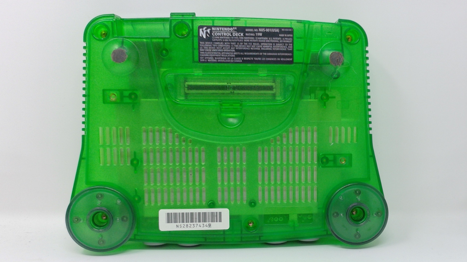 Nintendo 64Jungle Green Console Bundle – Expansion Pak, OEM Cords, DK 64 & More