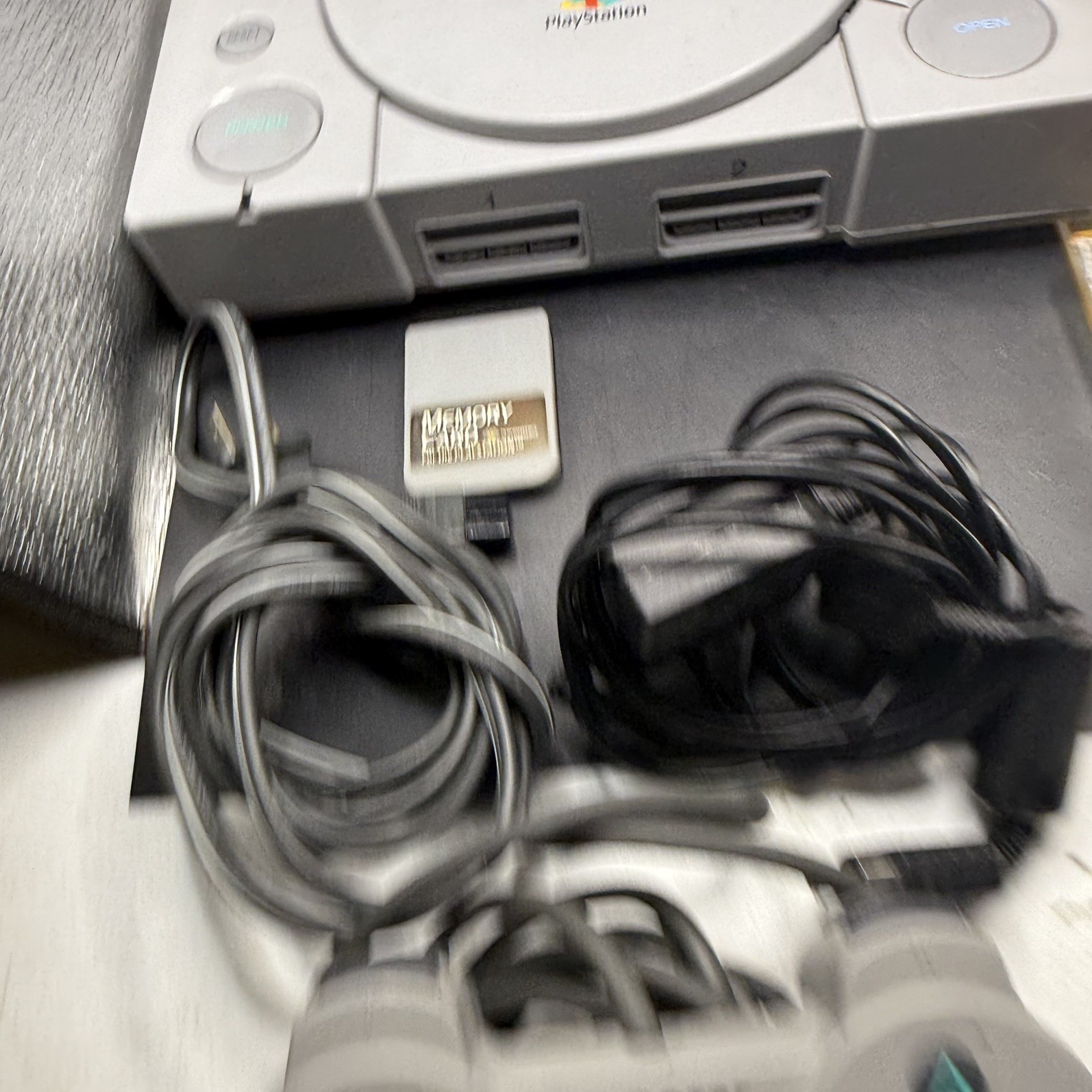 Sony PlayStation PS1 SCPH-5501 Gray Console Controller BUNDLE W 15+ Games