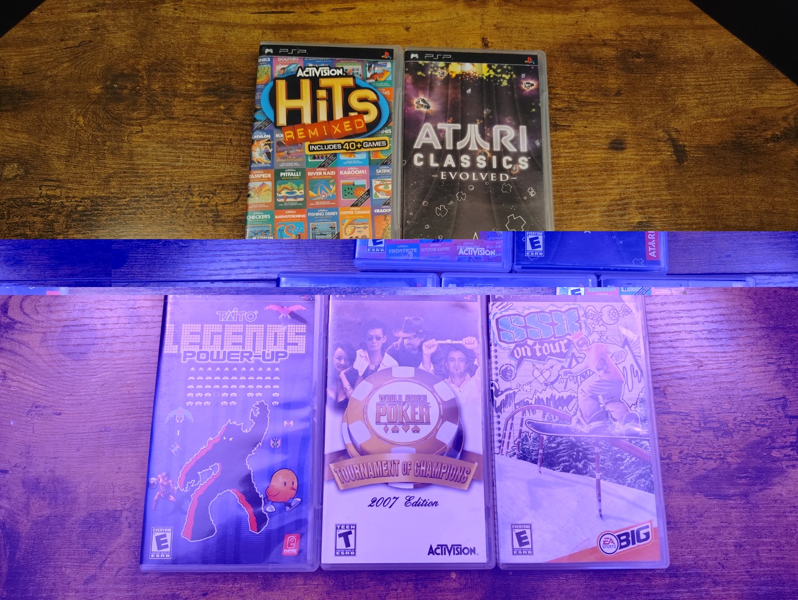 SILVER Sony PSP 2000 System Bundle With Games, Movies, And Cases