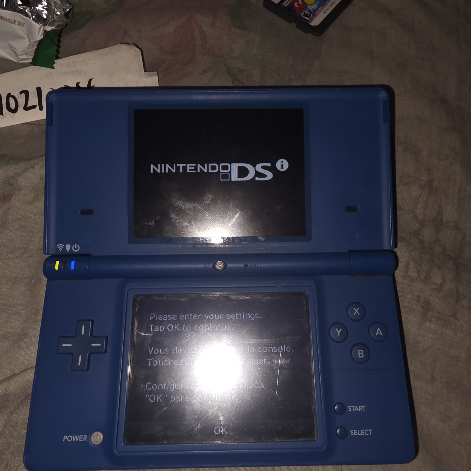 Nintendo DSi 3.25in LCD Display Game System – Matte Blue