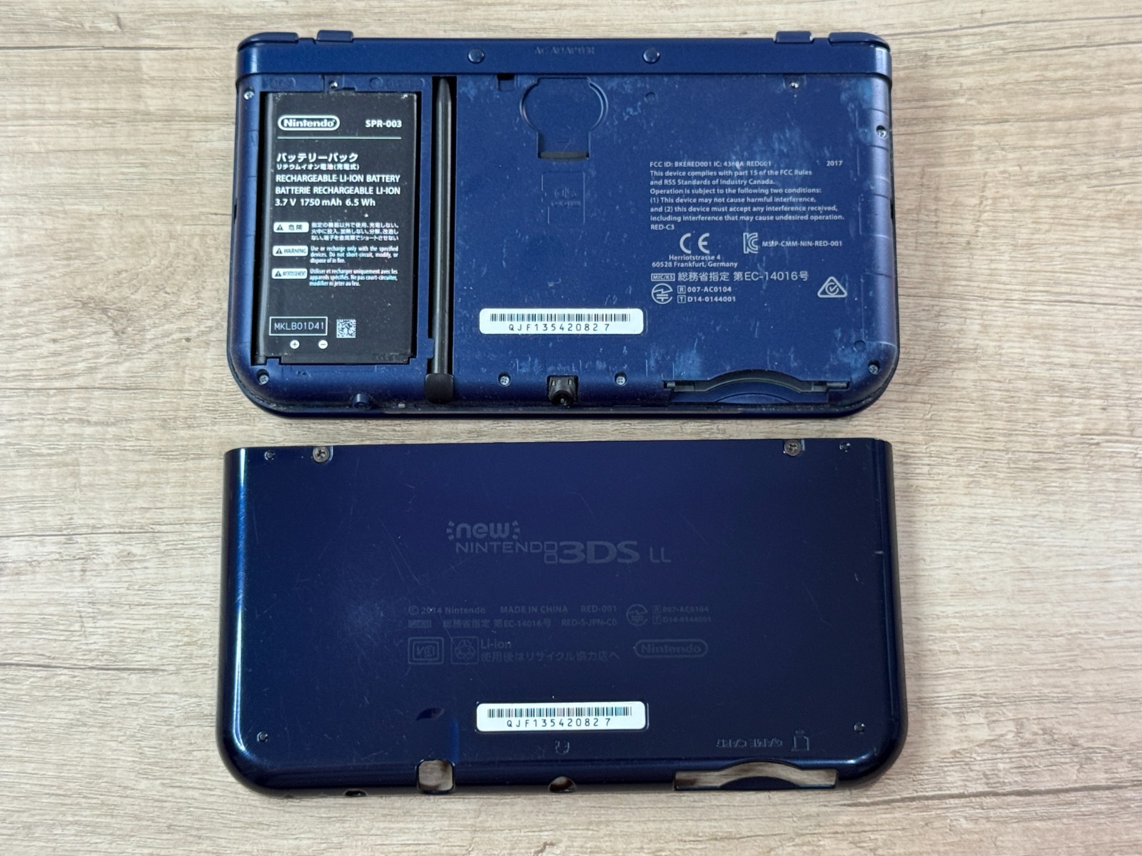 Nintendo New 3DS XL Metallic Blue Console Tested Japan ver D8106