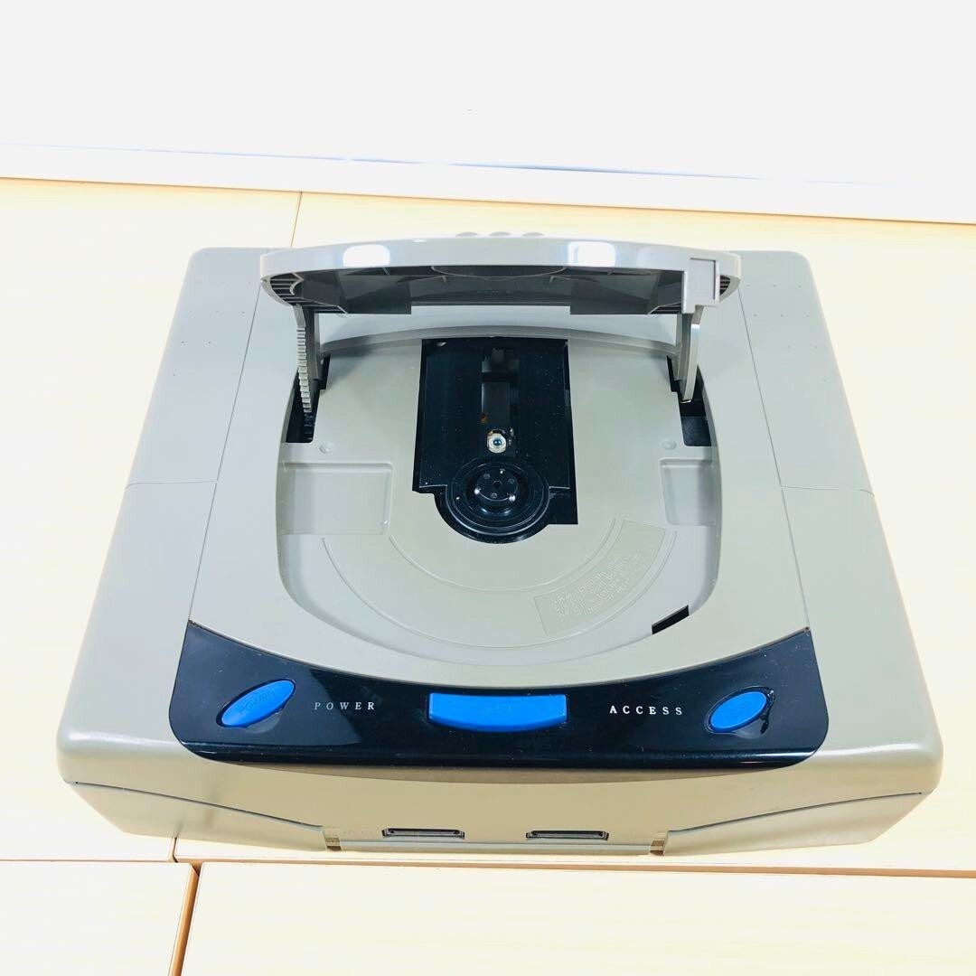 SEGA Saturn Console Controller set Gray HST-3210 Cable Tested Japanese System SS