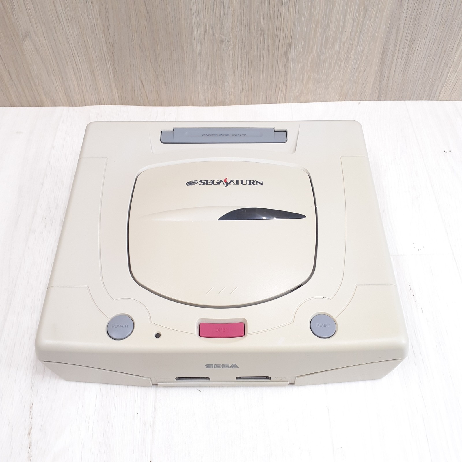SEGA SATURN CONSOLE bundle 2 Controllers 5 Games &Cables Japan White DAYTONA USA