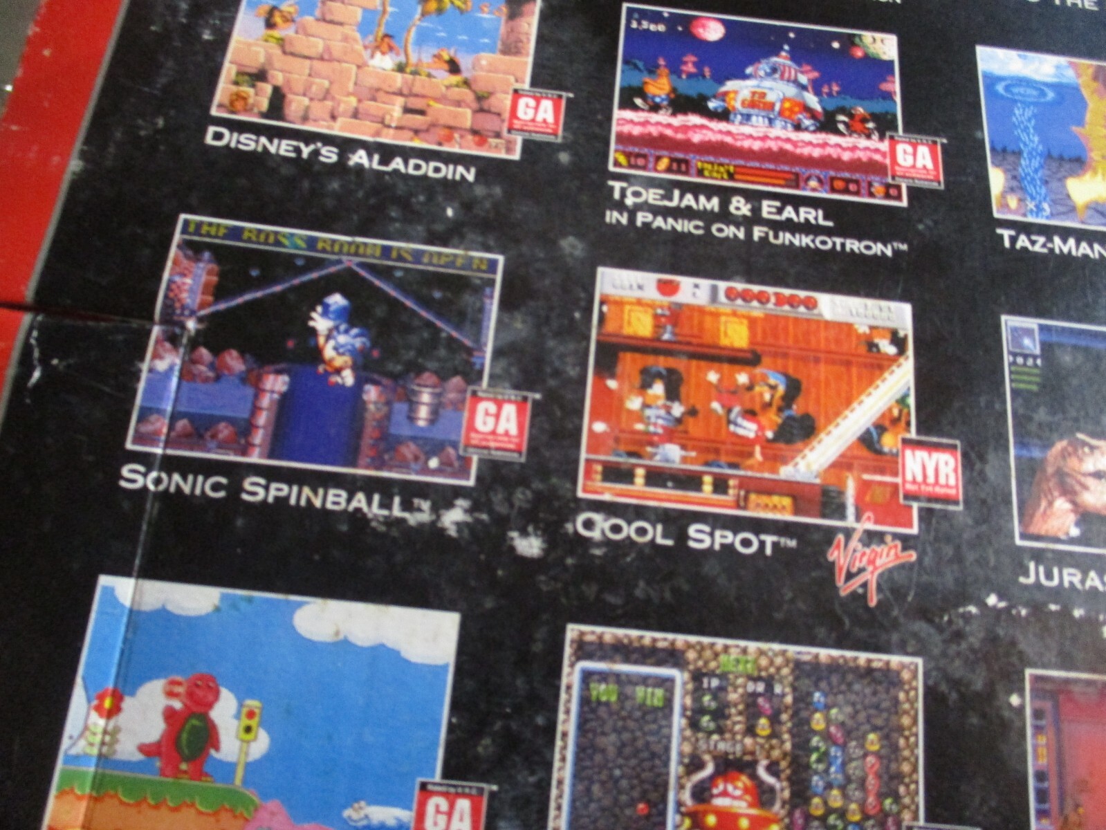 Sega Genesis Model 2 Console Box Controller Cord Sonic Hedgehog 2 System Manual