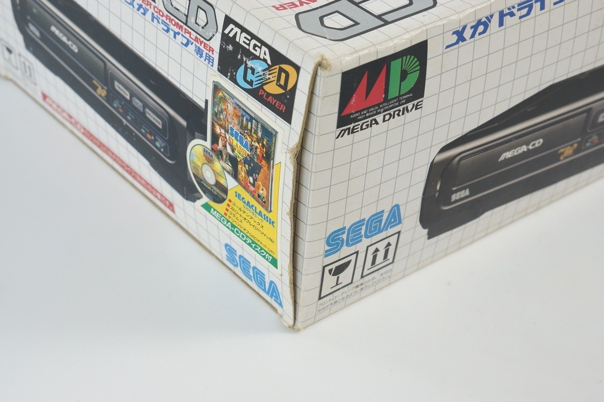 MEGA CD Console Boxed SEGA CLASSIC Genesis Tested System HAA-2510 A20164733