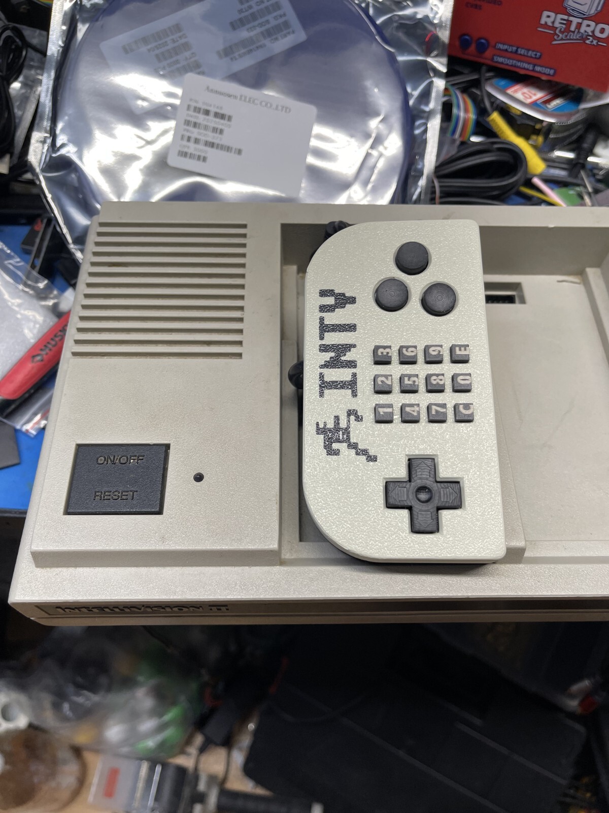 Mattel Intellivision II Custom Gamepad Controller Joystick with Working keypad