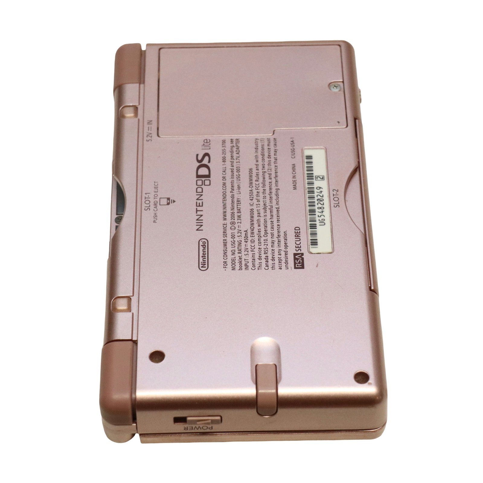 Nintendo DS Lite Handheld Console – Metallic Rose 100% Working Tested