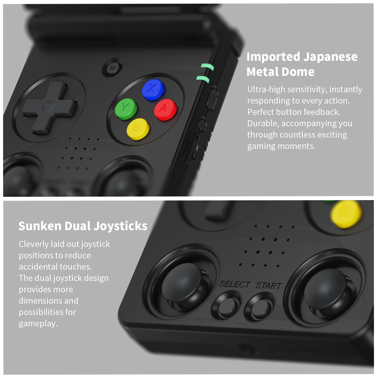 Retro Handheld Game Console with 64G, 5532 Games, 5G WiFi, Bluetooth, HDMI