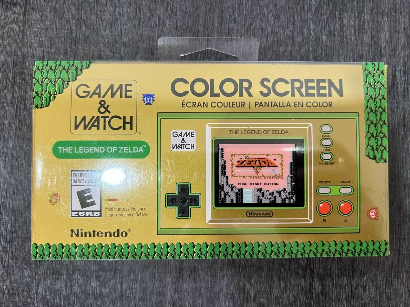 Nintendo Game and Watch: The Legend of Zelda Handheld Game System – New Sealed