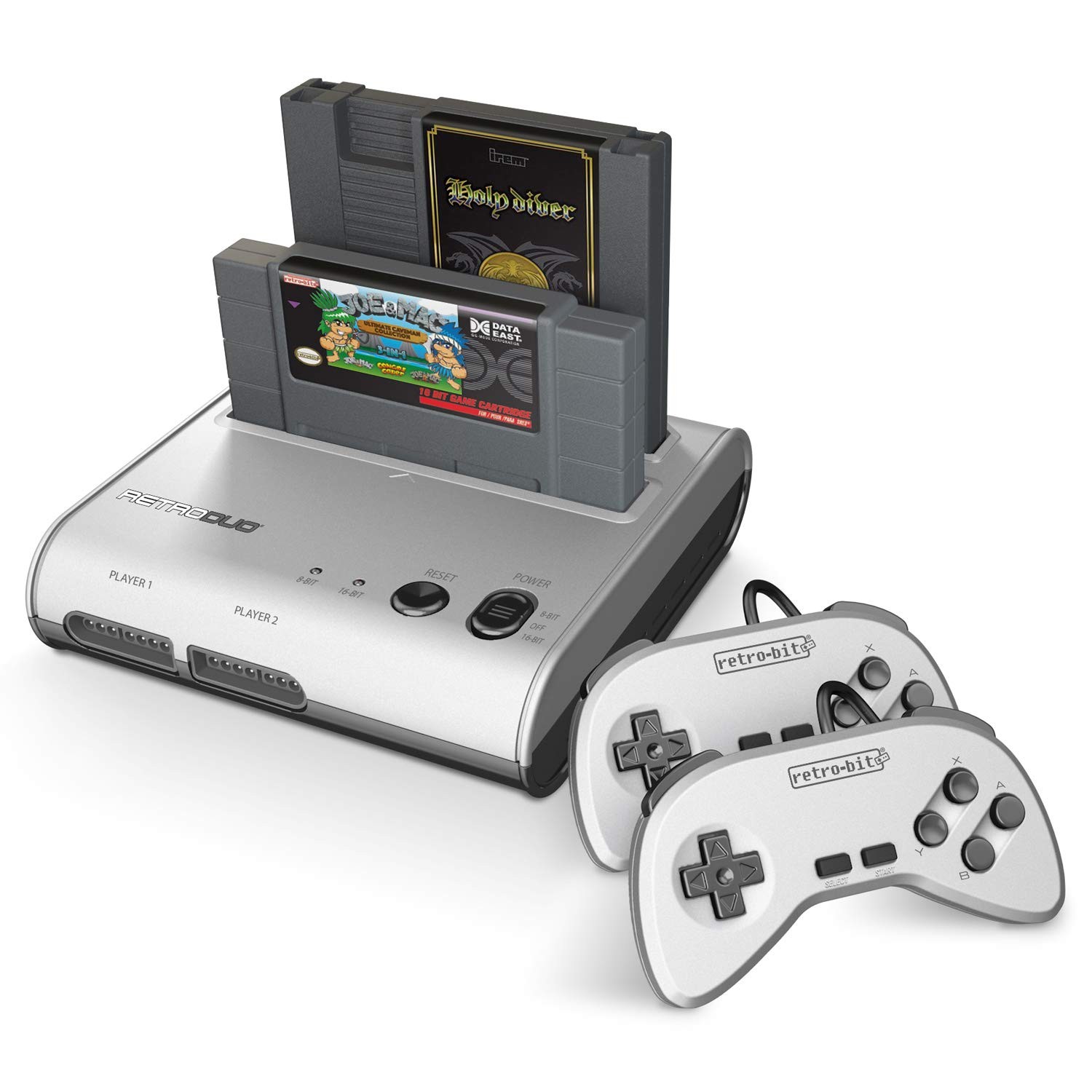 -Bit Duo 2 in 1 Console System – for Original NES/, & Super Nintendo Games – …