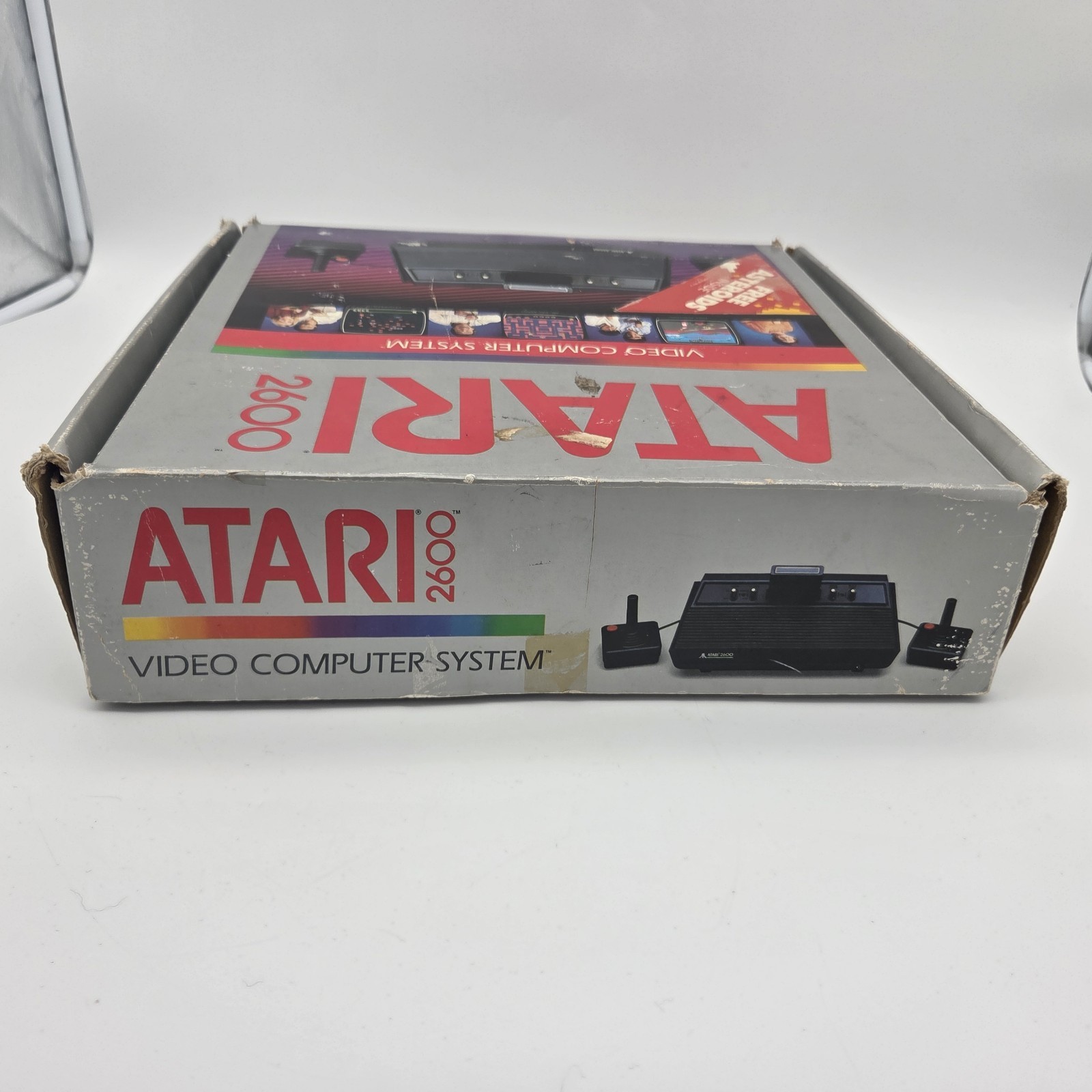 Atari CX2600A w Vader Box Manuals Registration 2x Joystick Controllers Bundle