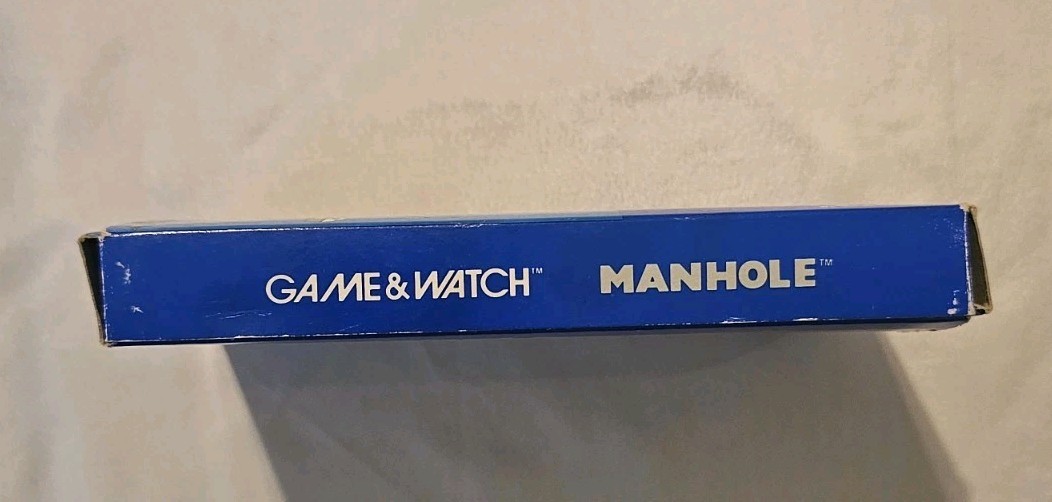 Nintendo Game & Watch Manhole NH-103 Wide Screen 1983 Rare Original Box Working