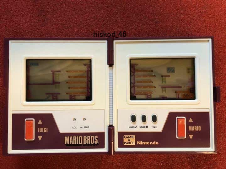 Nintendo Game & Watch Mario ‘s MARIO BROS. Handheld console Vintage Retro Rare