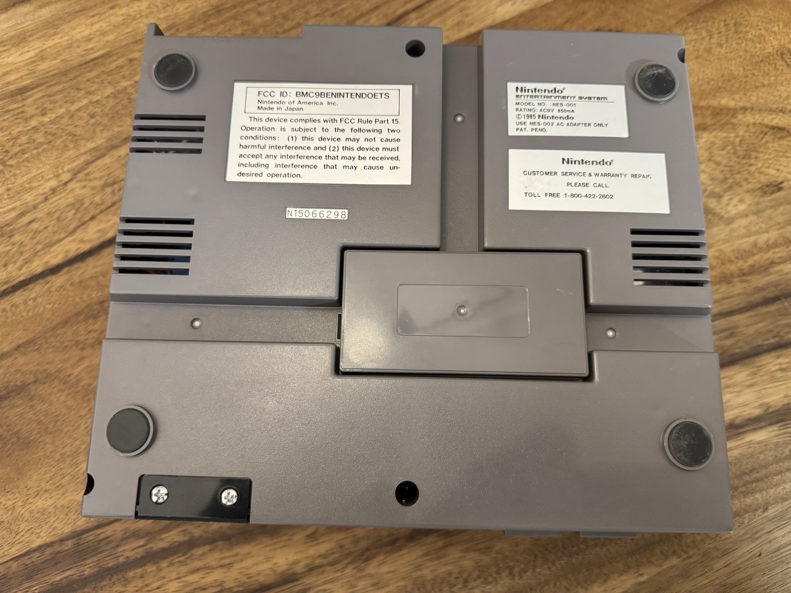 Nintendo NES Action Set System Near Complete In Box CIB Tested With Super Mario