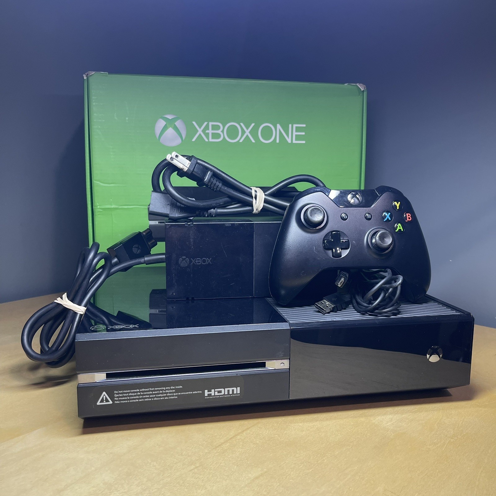 Microsoft Xbox One Black Console 500GB Complete In Box With Controller & Headset