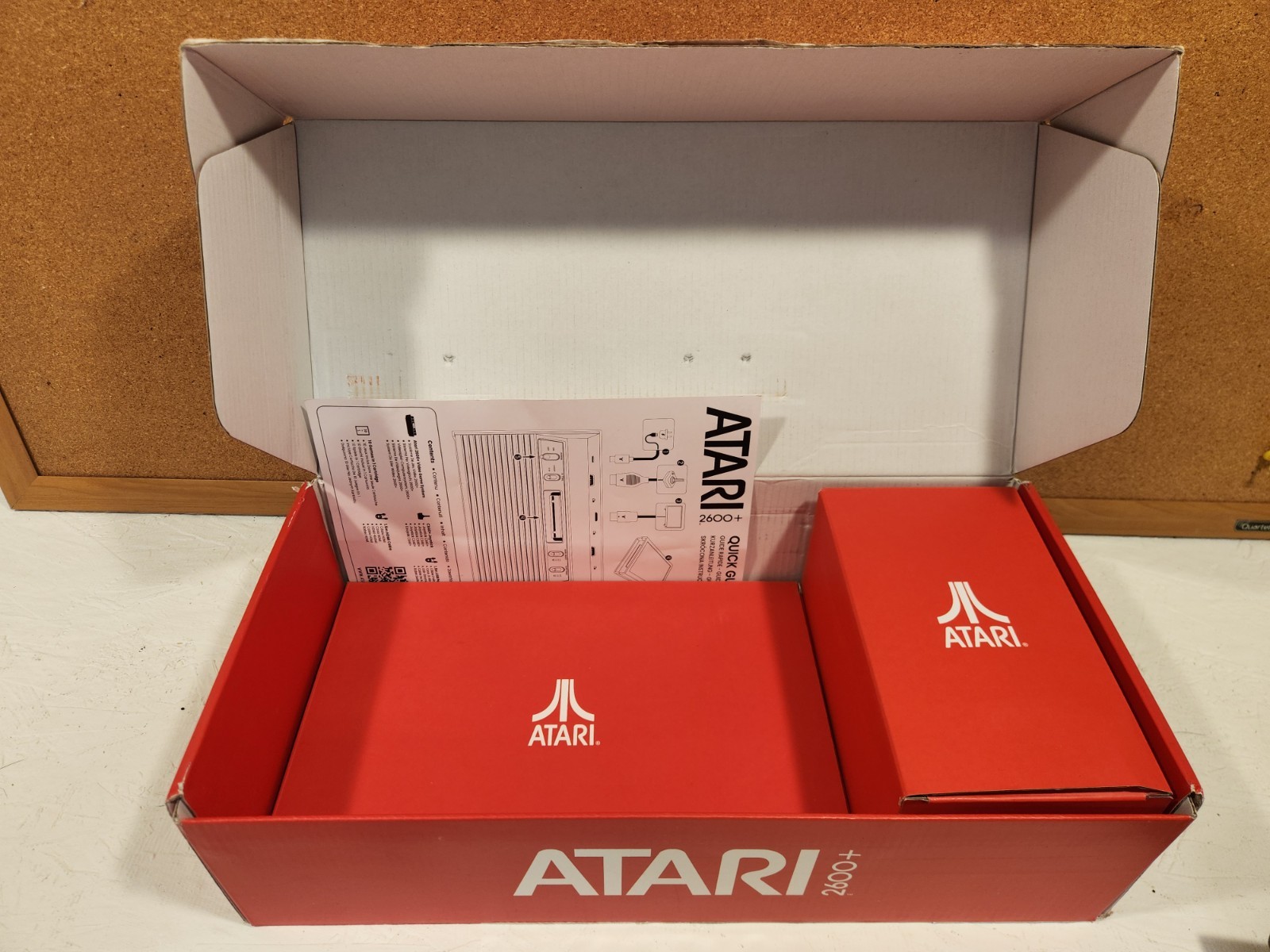Atari 2600+ Plus HDMI Console, 10 in 1 Game Cart, 1 Joystick