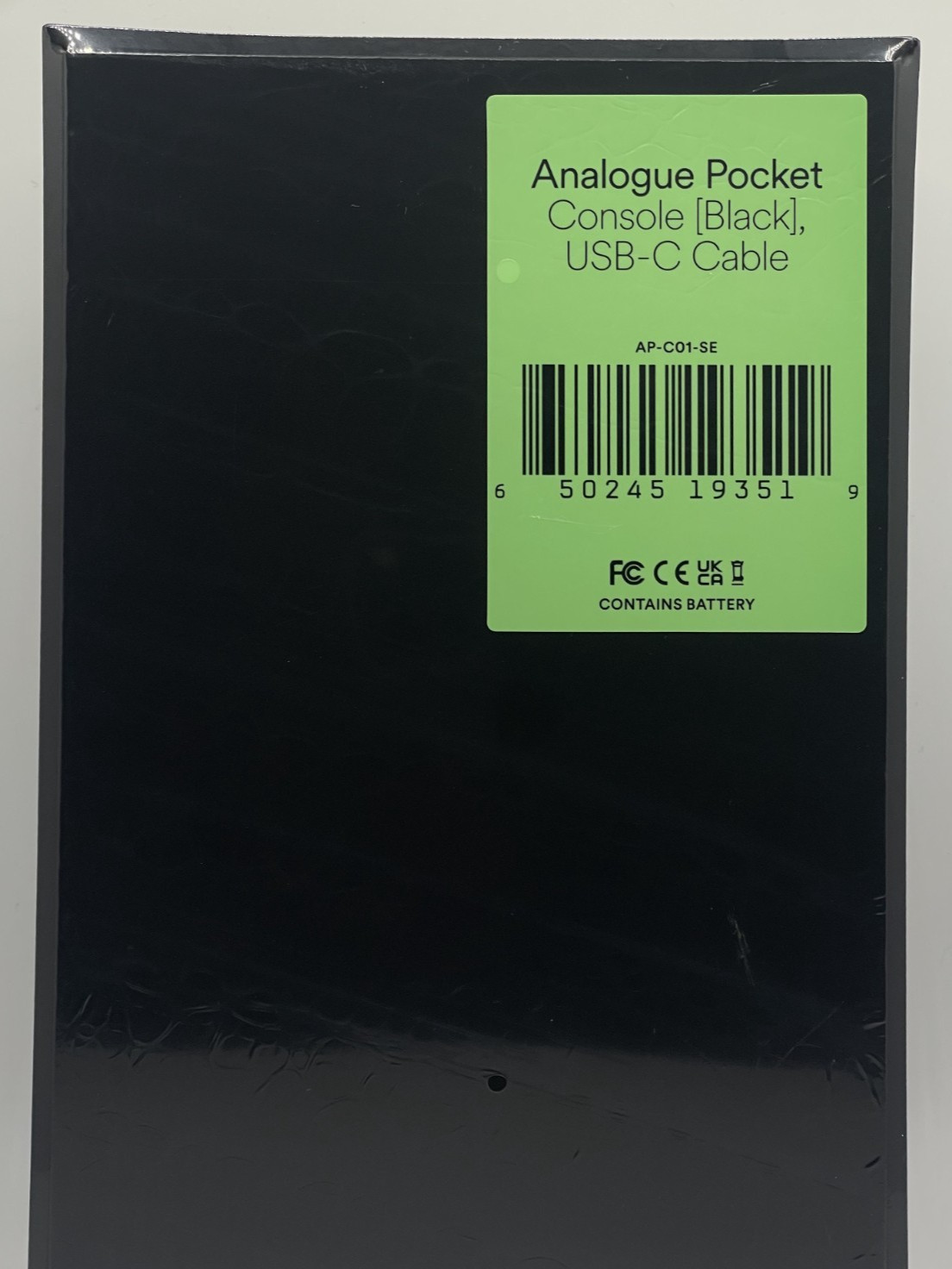 Analogue Pocket Handheld Console [black] AP-C01-SE [mint]