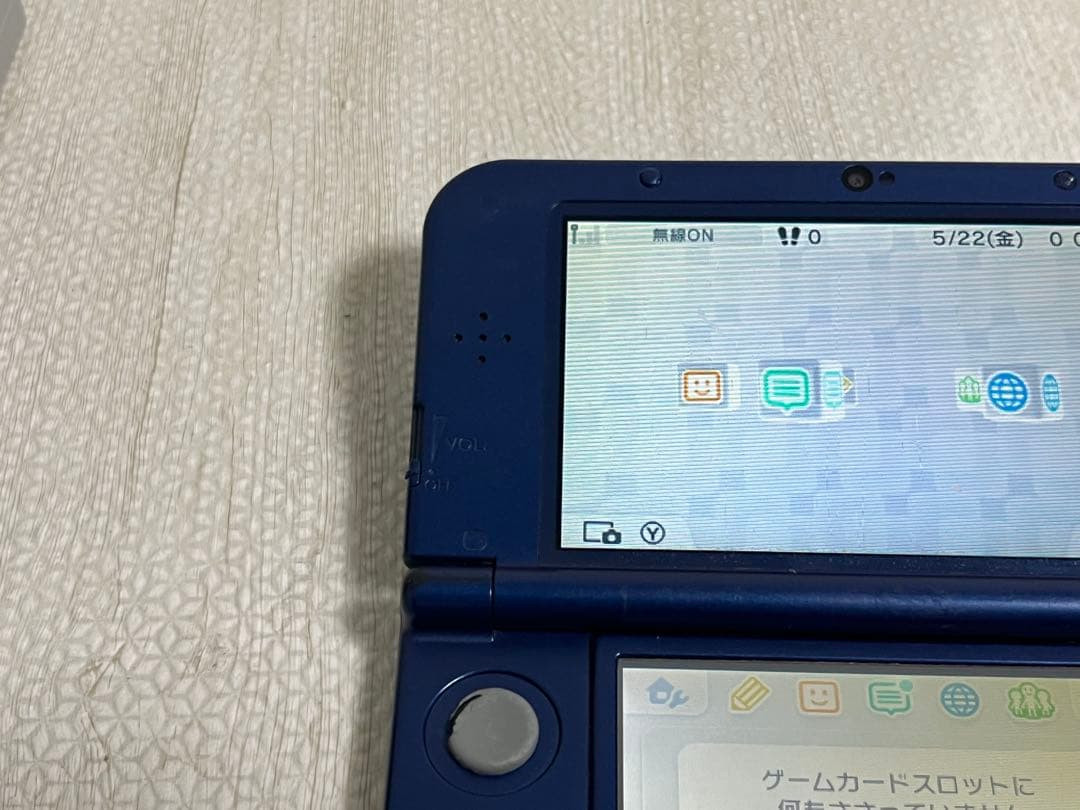 Nintendo New 3DS LL XL Metallic Blue IPS Upper Screen Japan NTSC-J Only 0176