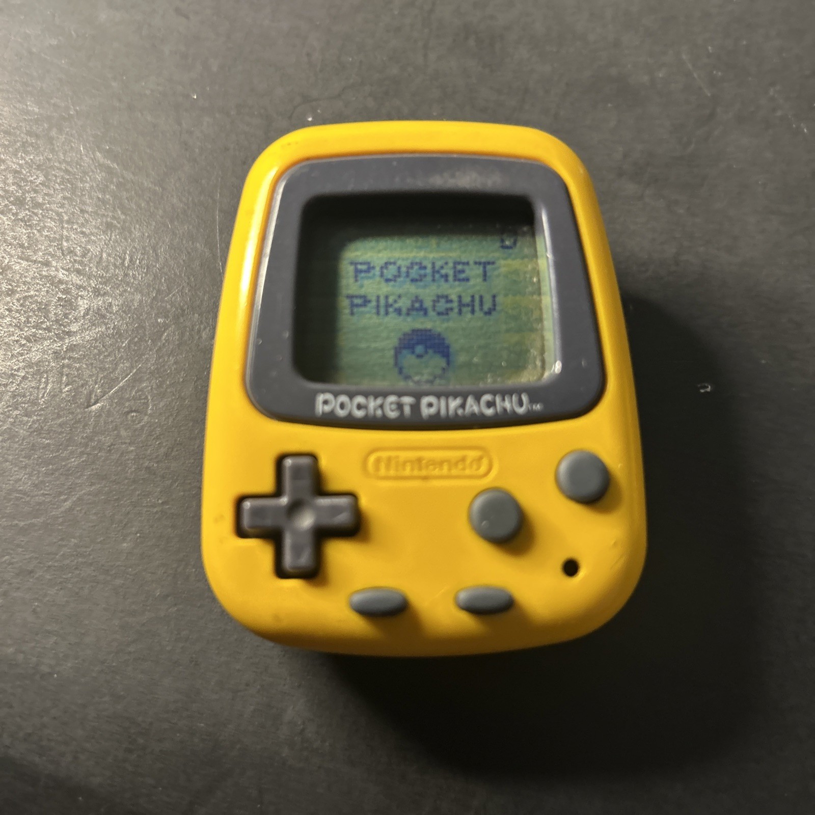 NINTENDO Pocket Pokémon Pikachu SOUND WORKS *Good Screen* Yellow Color