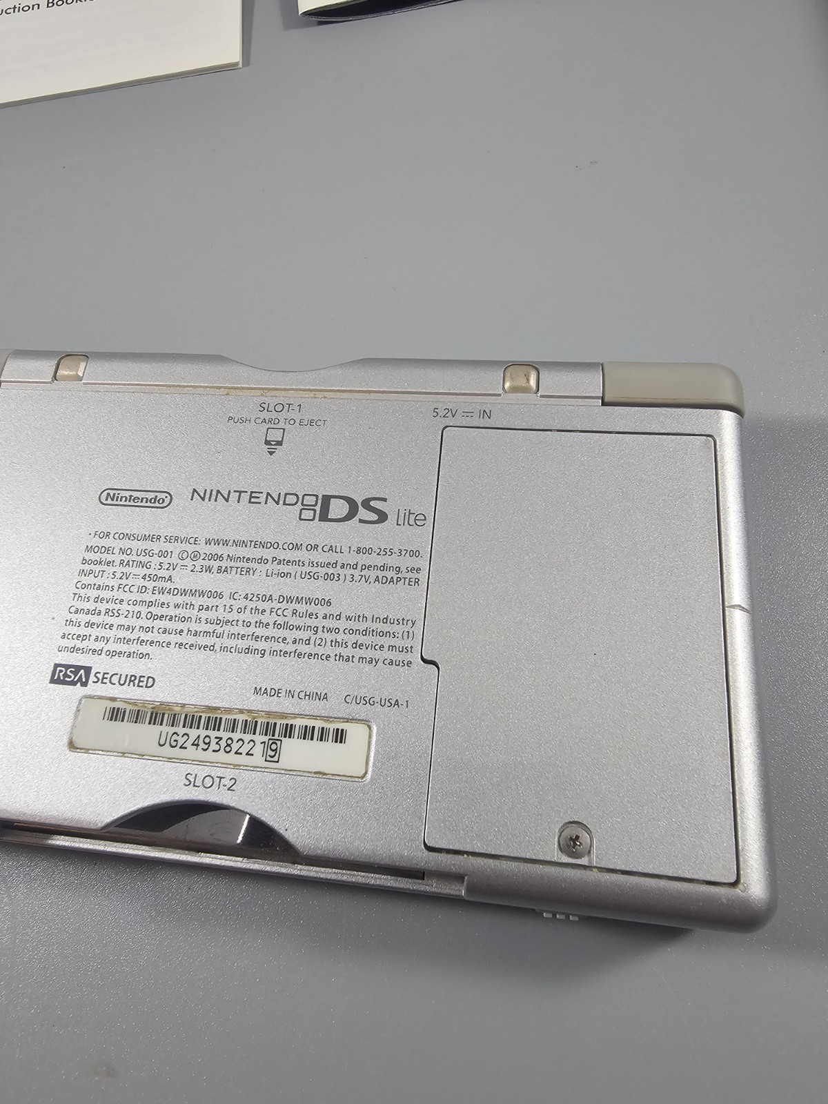 Nintendo DS Lite Silver BIG Lot – Cases Games Stylus Manual Accessories READ!