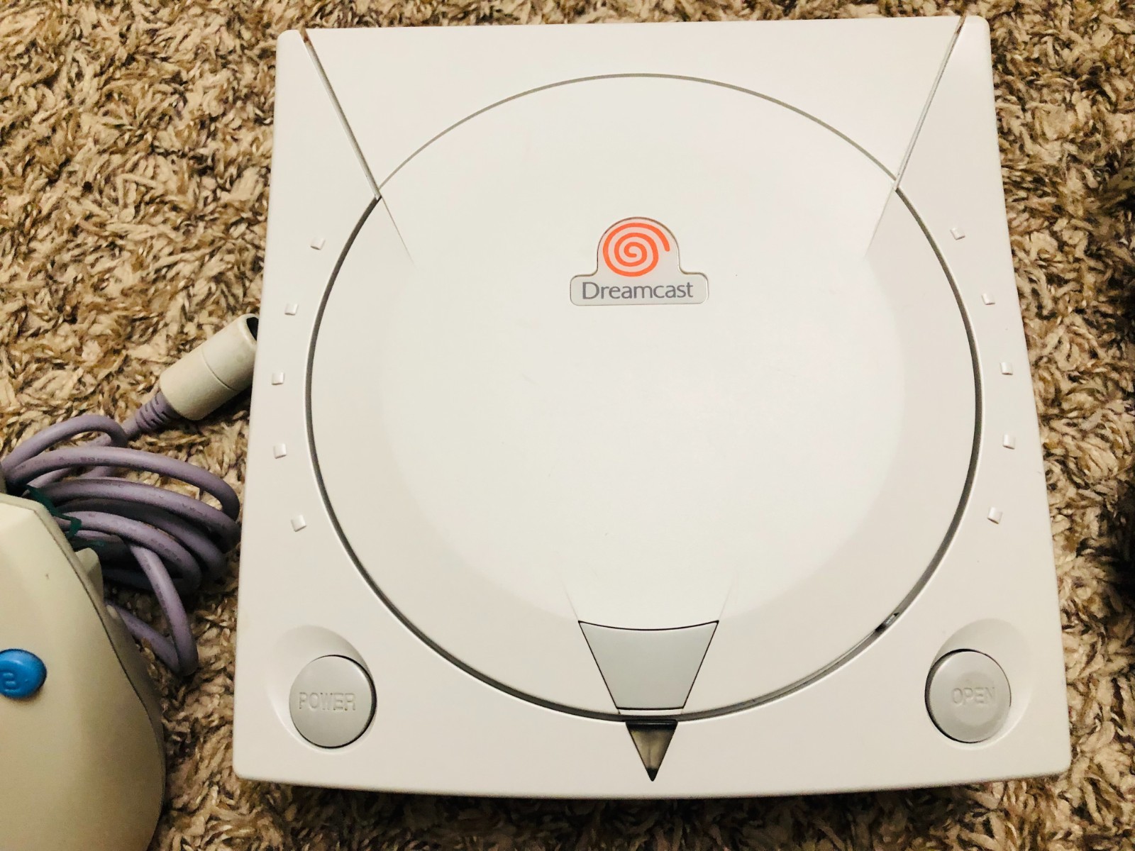 Sega Dreamcast Console System HKT-3020 With 2 Controllers & Memory Card TESTED3!