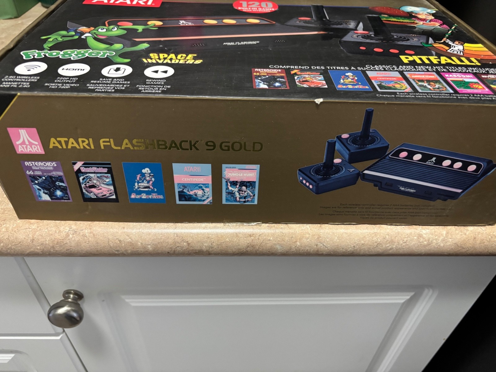 Atari Flashback 9 Gold Console with 120 Built-in Games