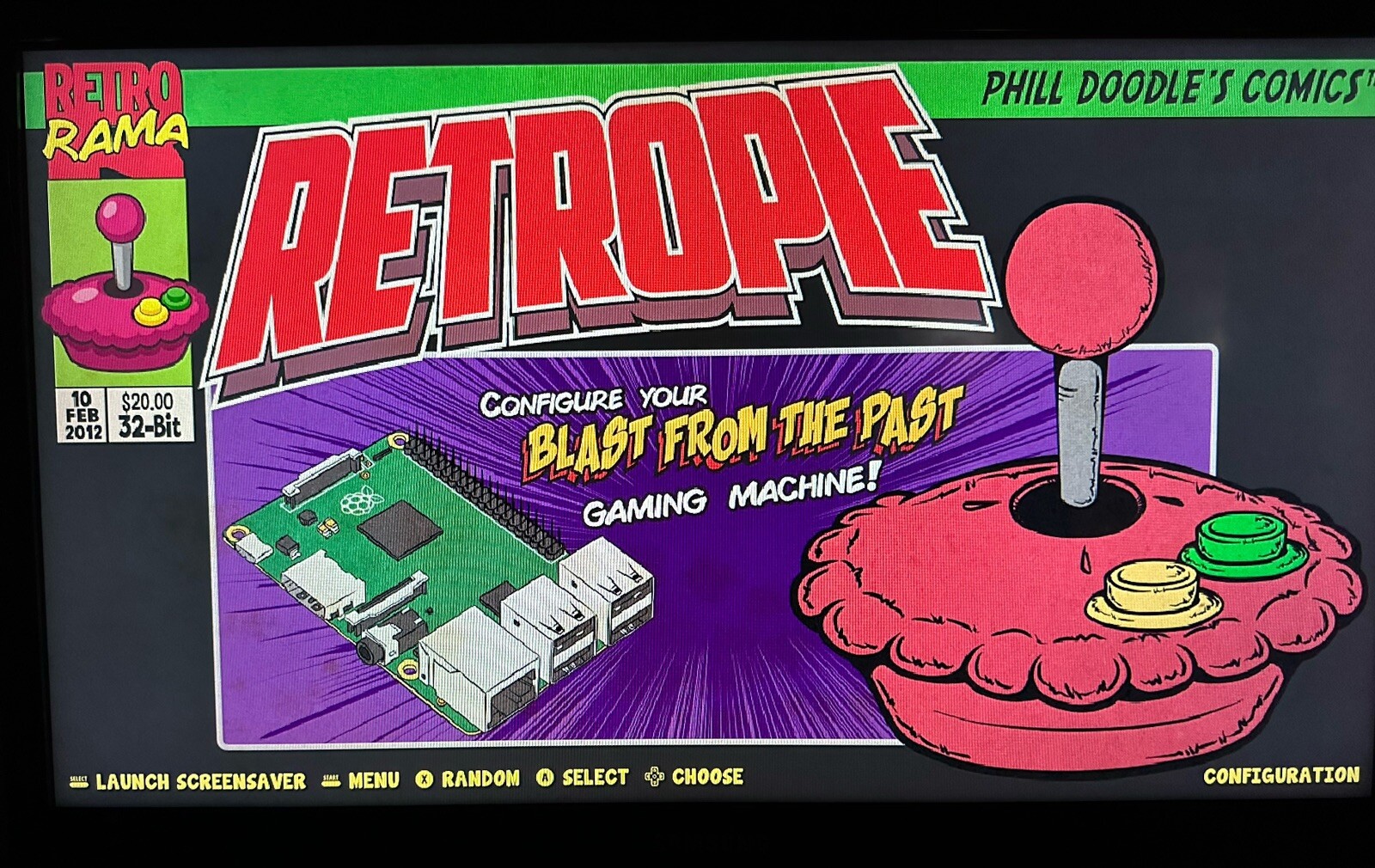 CUSTOM RetroPie – Contact Seller – MicroSD 128 GB Pi 2/3b/3b+