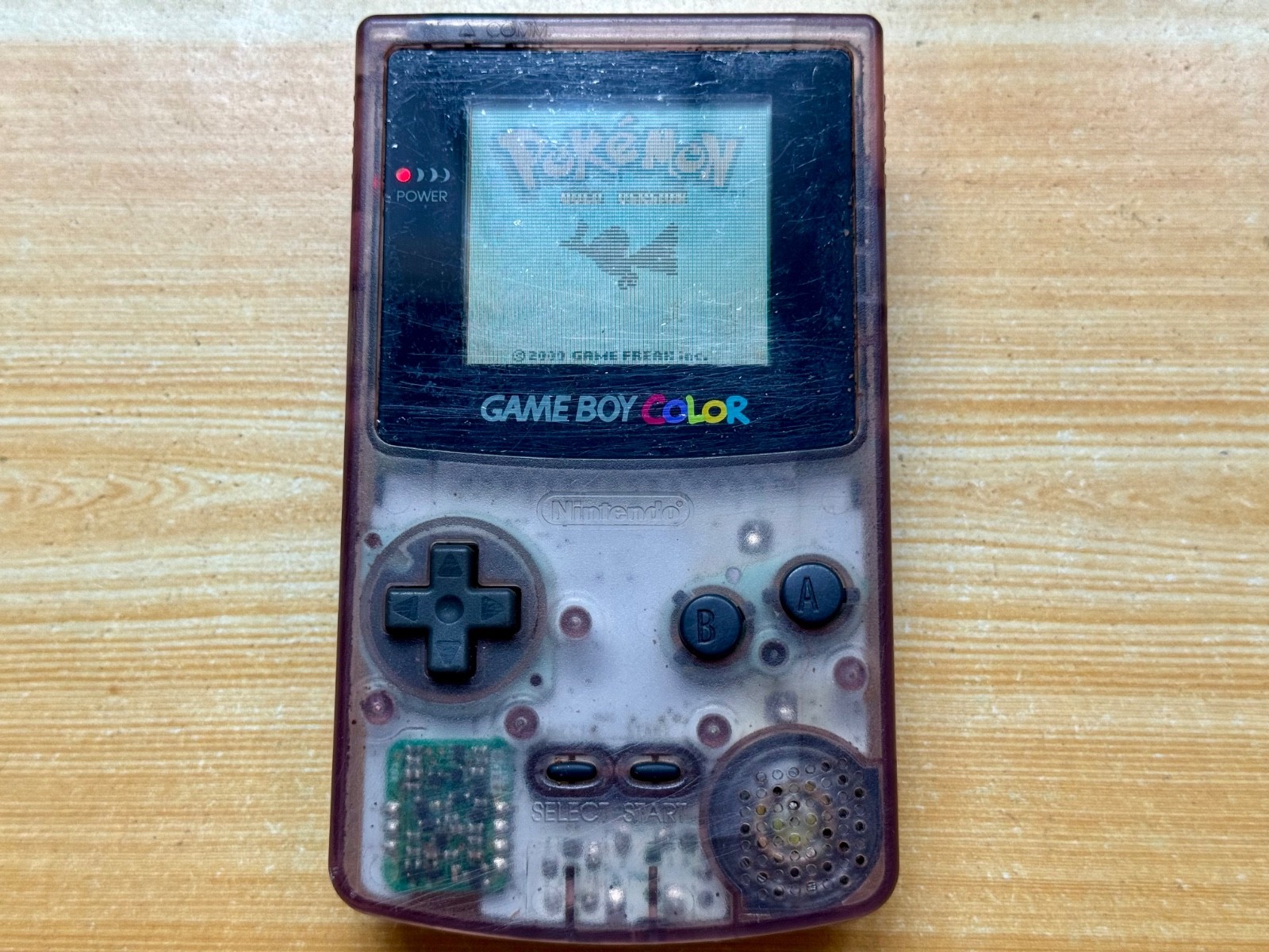 Nintendo Gameboy Color CGB-001 Atomic Translucent Purple Handheld System Console