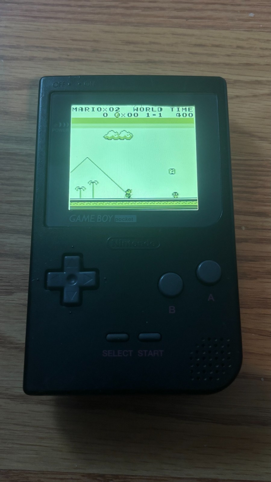 Nintendo Game Boy Pocket GBP Japanese Black IPS Screen Boxed CIB