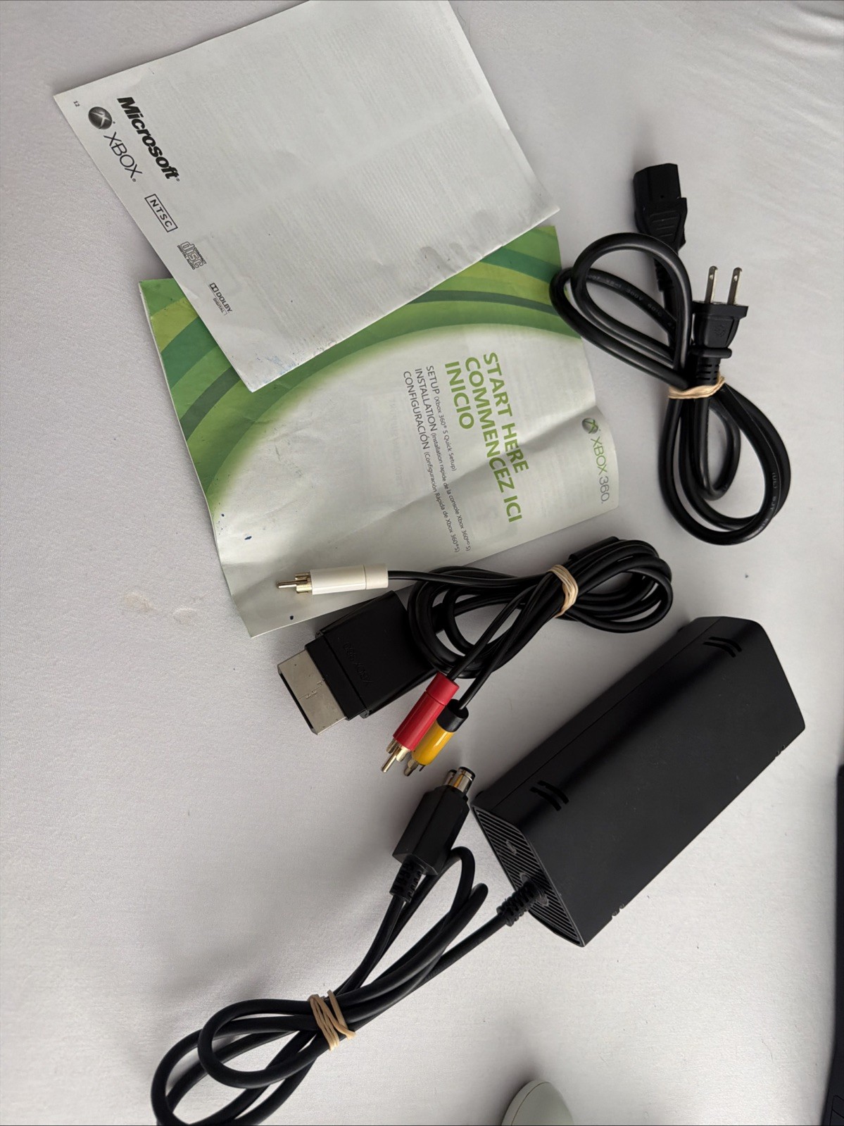 Xbox 360 Slim 250GB Console Bundle Controller 5 Games Tested and Working READ