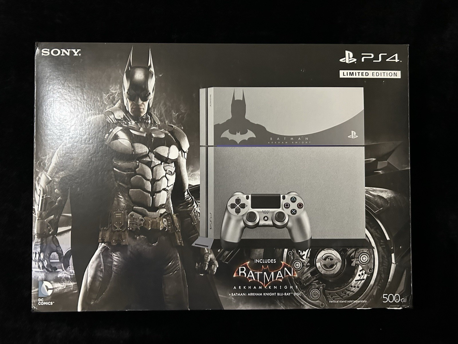 ULTRA RARE SONY PS4 BATMAN ARKHAM KNIGHT LIMITED EDITION STORE KIOSK CONSOLE SET