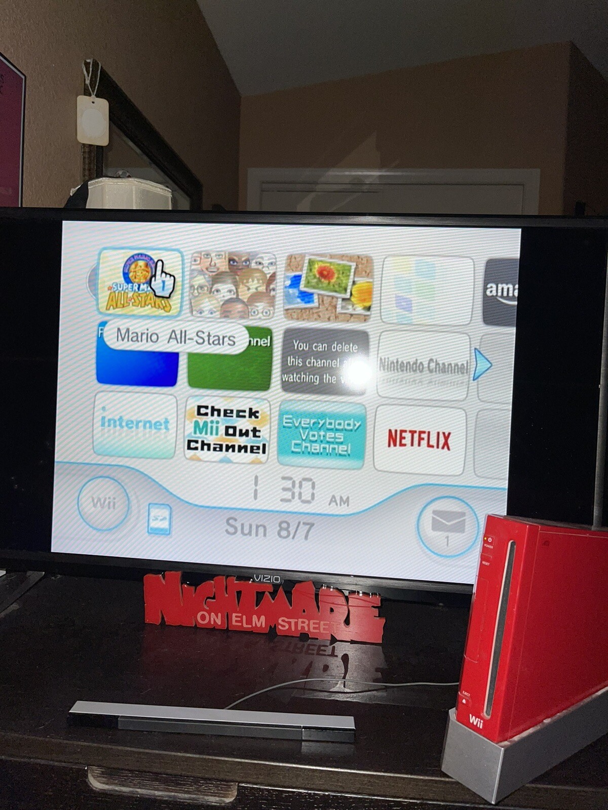 Nintendo Wii Limited 25th Anniversary Edition Red Console: 4 Games Included!