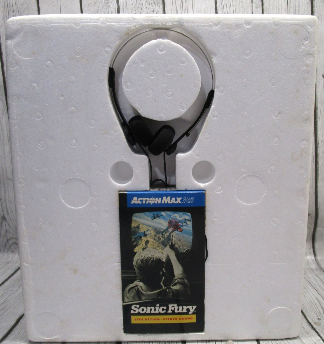 1987 ACTION MAX The First Real Action Game System W/ Sonic Fury Game WOW