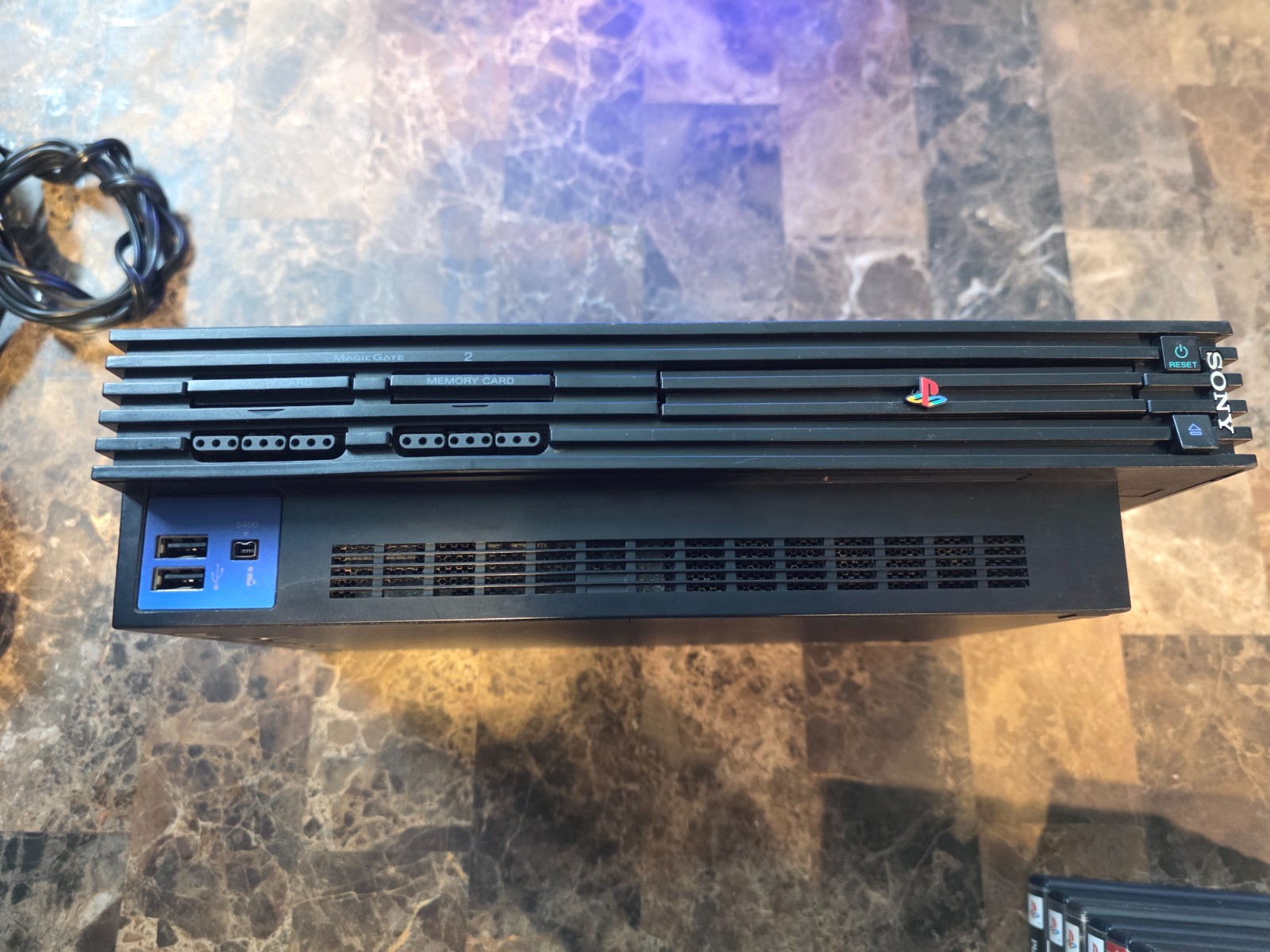 Fat PS2 Console +21 games + Extra controller + Multitap(Please read description)