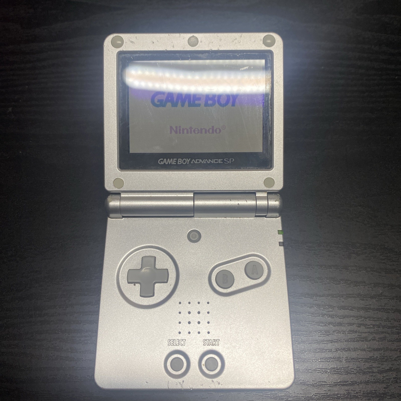 Nintendo Game Boy Advance SP Handheld System – Silver – Tested!