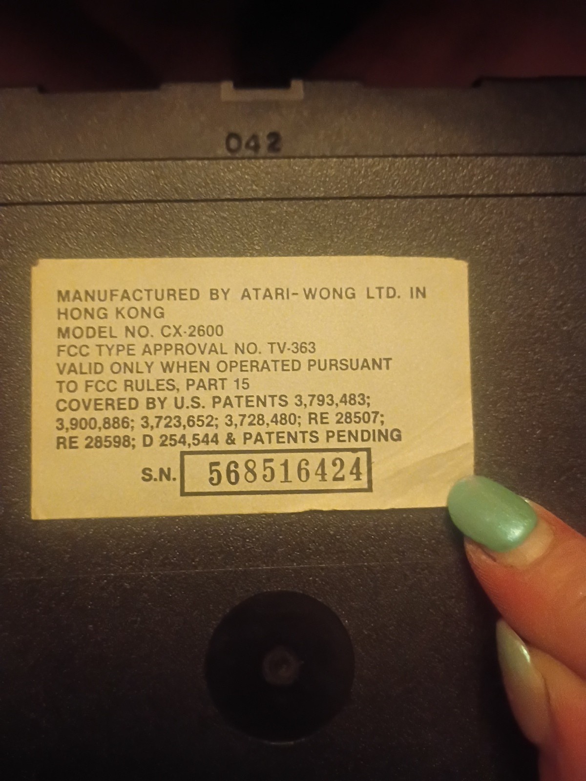 Atari Model CX2600