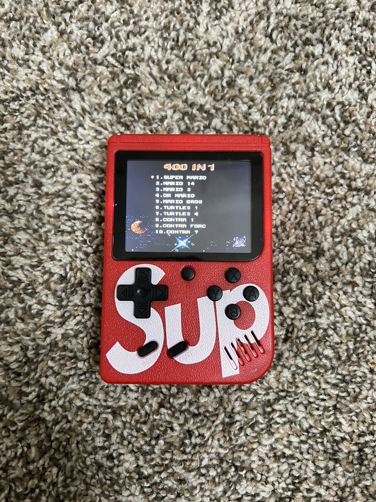 Unbranded Nintendo Game boy HandHeld Super Mario, Turtle, Contra. Color Screen