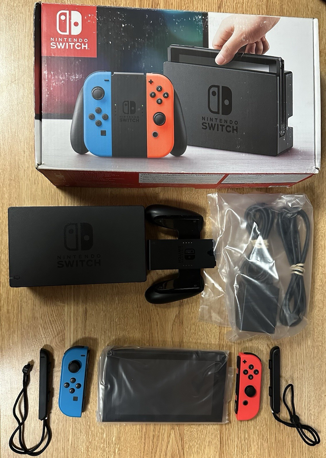 Nintendo Switch Console Neon Blue & Red CIB