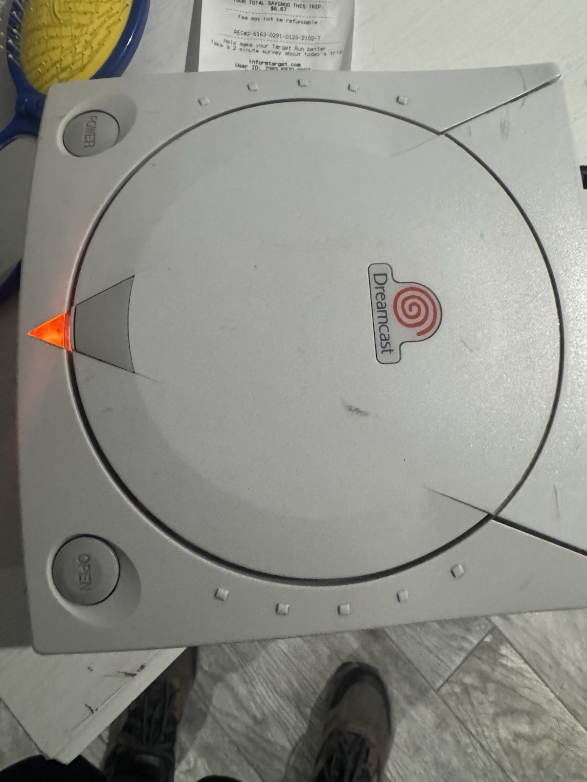 Sega Dreamcast White Console Only UNTESTED HKT-3020 CLEAN