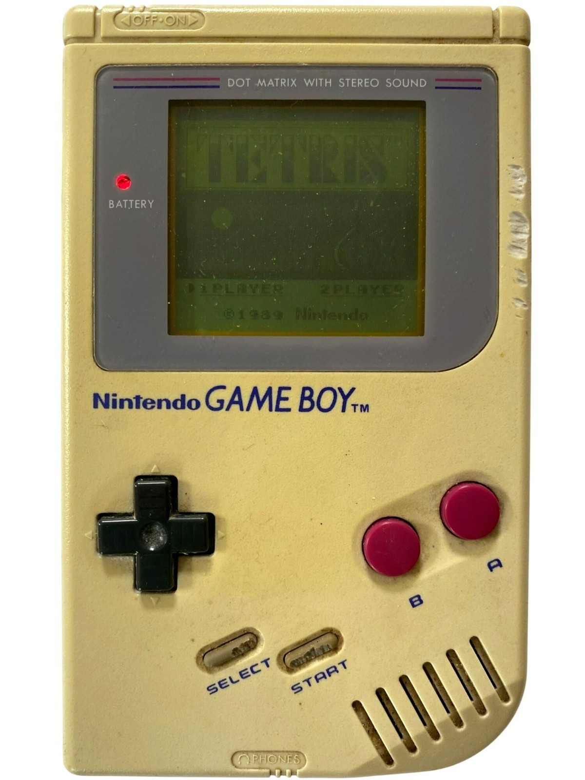Original Nintendo Game Boy DMG-01 Handheld Console Tetris 1989 w/Power Cord