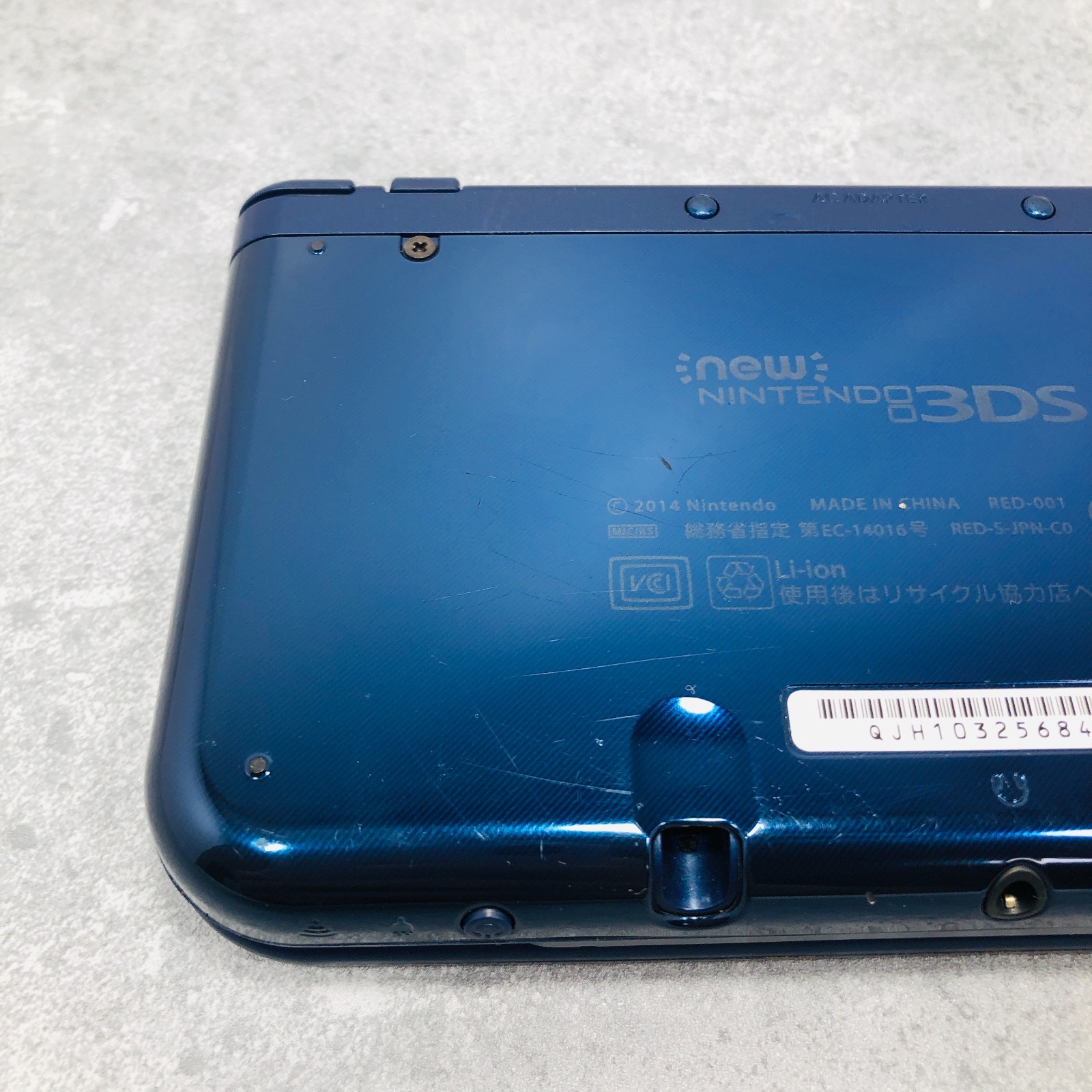 [Top IPS / EX+3] New Nintendo 3DS LL XL Metallic Blue console Japan NTSC-J 06-02