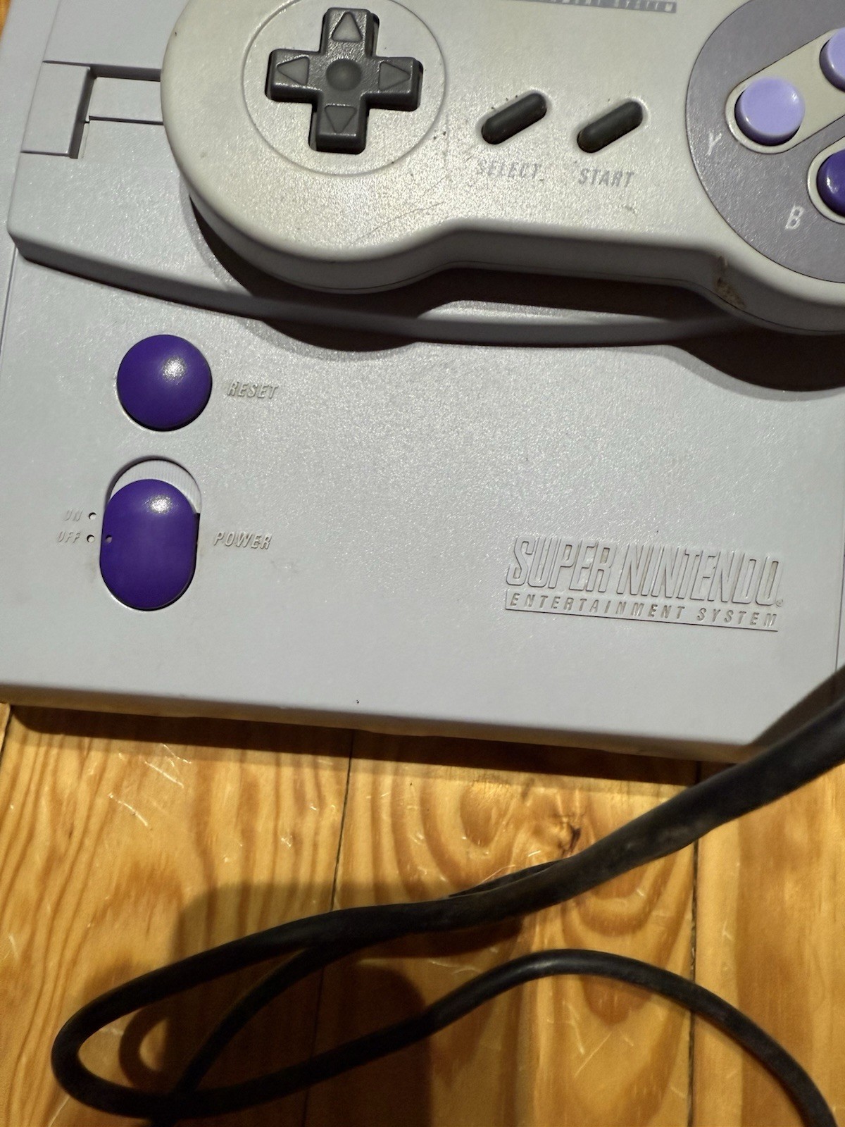 Super Nintendo Jr SNES Mini Console SNS-101 OEM-Console Only-Tested Works