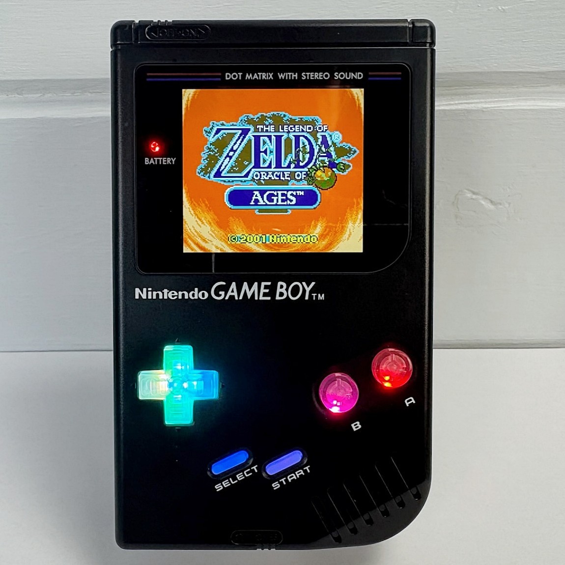 Game Boy DMG Color Custom DMG-C Bucket Mouse Gameboy Motherboard & USB-C battery