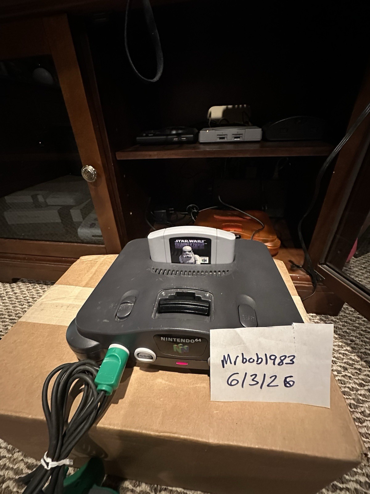 Nintendo 64 N64 Console, 2 OEM Original Controllers Works (Read description)