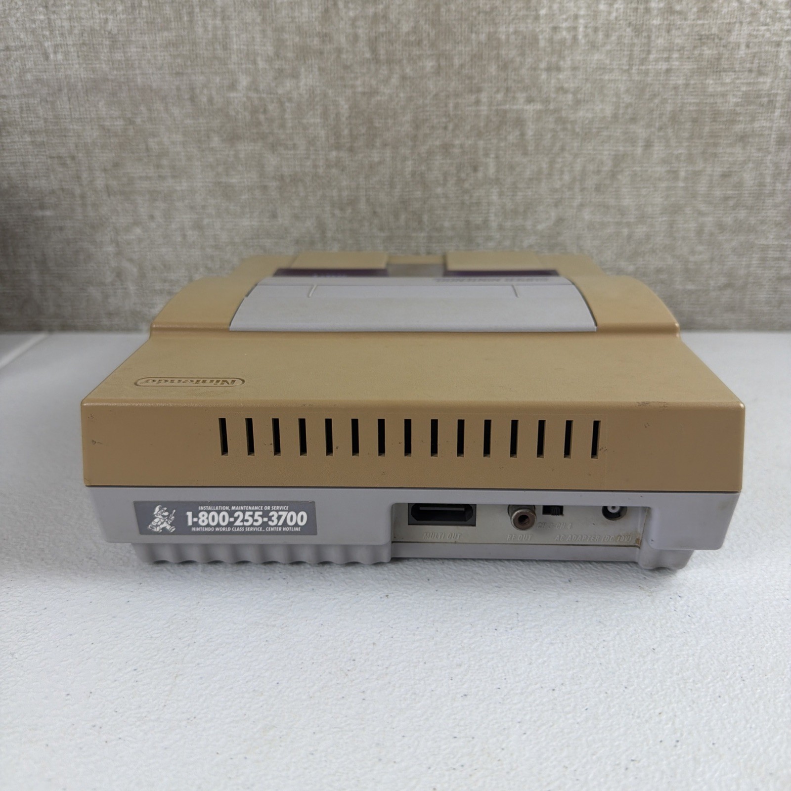 Super Nintendo System SNES Video Game Console Only SNS-001 Tested Works